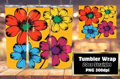 Radiant Flower Pattern Sublimation Wraps Product Image 1