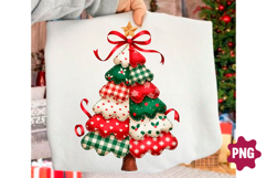 Retro Vintage Patchwork Christmas Tree Product Image 1