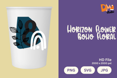 Horizon Flower Boho Floral Monogram Product Image 1
