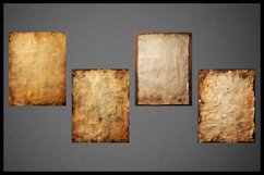 4 Vintage Brown Digital Papers I Junk Journal 8.5x11 Product Image 2