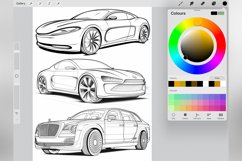 120 Procreate Cars Stamp Brushes Product Image 6