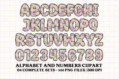 Halloween Alphabet png clipart, halloween letters doodle Product Image 3