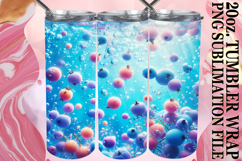 Vibrant dreams 20oz tumbler wrap, 3D Fruits Product Image 1
