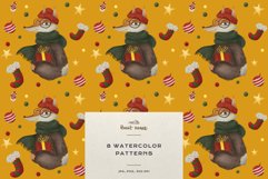 Christmas Patterns Santa Winter Print Digital Paper JPEG Product Image 9