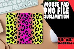 Stylish Leopard Print Glitter Mouse Pad Design PNG Product Image 1