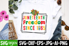 Juneteenth Freedom Since 1865 SVG Design,Black History SVG Product Image 2