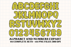 Barcelona Soccer Alphabet png clipart, soccer letters doodle Product Image 3