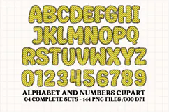 Barcelona Soccer Alphabet png clipart, soccer letters doodle Product Image 3