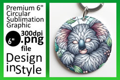 Artful Circle Design for Keychains , Animals Product Image 1