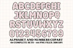 Mother's Day Alphabet clipart, mother’s day letters doodle Product Image 3