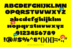 Flicko Food Branding Bold Display Font Product Image 9