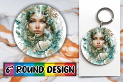 Sublimation Mermaid Circles Product Image 1