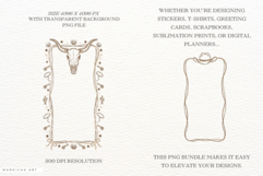 Doodle Frames Clipart Huge Bundle Product Image 8