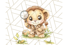 Safari Baby Animal Clipart PNG, Jungle Outfits Baby Animals Product Image 5