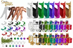 New year and Christmas clipart, beautiful legs clipart. Product Image 2