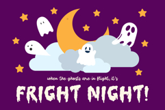 Retro Ghost is a Halloween retro duo font Product Image 7