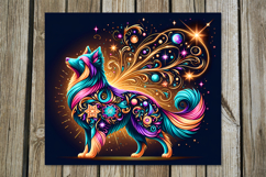 Mystic dog | 4 Skinny tumbler sublimation designs PL Product Image 5