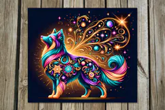 Mystic dog | 4 Skinny tumbler sublimation designs PL Product Image 5
