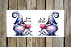 Valentine gnome | 8 watercolor Sublimation Mug designs Product Image 9