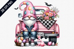 Easter Day Gnome - Sublimation Clipart PNG Design Product Image 1