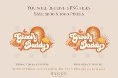 Groovy Daddy Retro Sublimation Png| Sunshine PNG | Rainbow Product Image 3