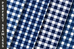 Midnight Blue Gingham Digital Papers 20 Variations Product Image 5