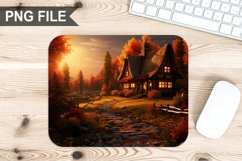 Autumn Home Sublimation Mouse Pad PNG Bundle Product Image 10