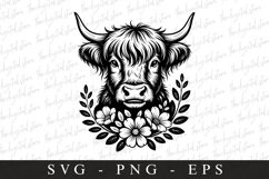 Highland cow SVG | SVG Cut files | Cricut Product Image 1