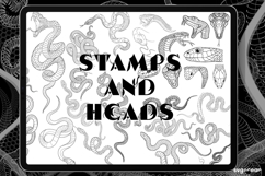 Snake Tattoo Brushes for Procreate | Tattoo Shading | Stamps Product Image 9