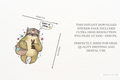 Spring Sloth Stickers Product Image 3