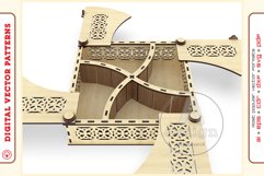 Box Organizer v13 - laser cut file - Glowforge ready SVG Product Image 9