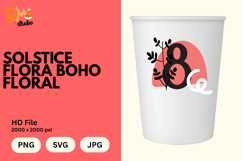 Solstice Flora Boho Floral Monogram Product Image 1