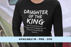 Daughter of the King | Faith-Based PNG Design | Bible Verse Product Image 6