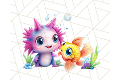 Cute Animal Friends Clipart PNG, Bright Spring Animal Duos Product Image 5