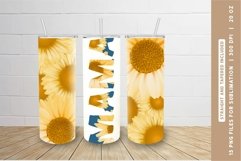 Sunflower Tumbler Wrap, Sunflower Skinny Tumbler Sublimation