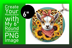 Creative Round Design Coaster Artwork , Cute Animals Product Image 1
