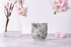 Shabby Chic Butterfly Seamless Patterns, Vintage Floral Product Image 9