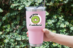 Stay Glazed and Unbothered PNG | Funny Donut Sublimation Product Image 3