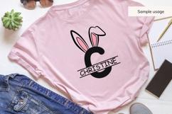 Bunny Ears Monogram SVG Bundle Product Image 9