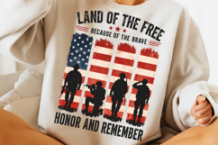 4th of July USA Patriotic Memorial Day PNG, USA Sublimation Product Image 1