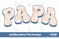American Papa 4th of July USA Cat Dog Paw DTF Sublimation Product Image 1