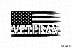 USA Flag Veteran Svg | 4th of july Svg | Svg Cut Files Product Image 1