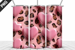 Valentines Love Skinny Tumbler PNG Wrap| Valentines Tumbler Product Image 2