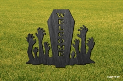 Zombie Hands Garden Stake Laser Cut | Glowforge | SVG Product Image 2