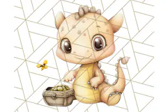 Woodland Nursery Baby Animals And Fantasy Forest PNG Clipart Product Image 5