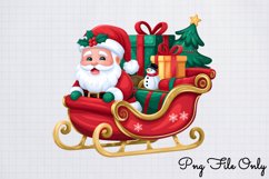Woodland Christmas Watercolor Clipart PNG Product Image 1