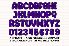 Wizard Magic School Alphabet Clipart, wizard letters doodle Product Image 3