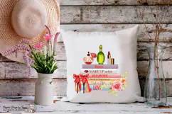 Makeup Glam Fashion Books PNG Heels Perfume Chic Art Product Image 8