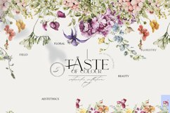 Field summer flowers fruits clipart Product Image 12