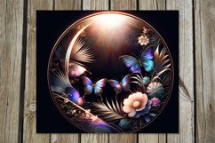 Magic Butterfly | black tumbler Sublimation design bundle Product Image 9